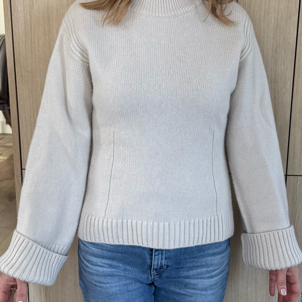 Women's Cream Sweater - Picture 3 of 5